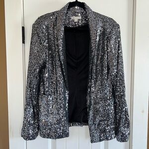 Silver Sequin Women's Jacket